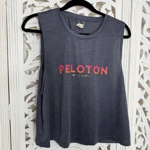 Spiritual Gangster Gray Peloton Tank